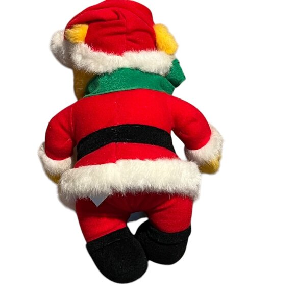 Winnie The Pooh Santa Plush Doll By Mattel 1995 - Picture 2 of 3